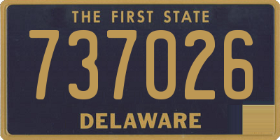 DE license plate 737026