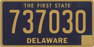DE license plate 737030