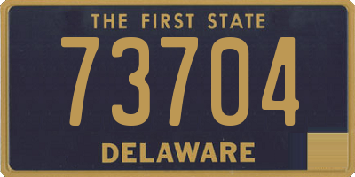 DE license plate 73704