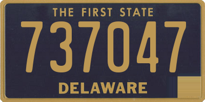 DE license plate 737047