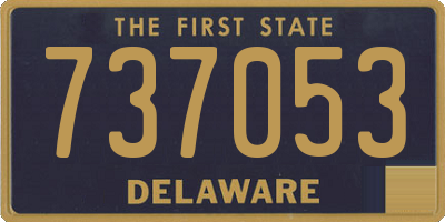DE license plate 737053