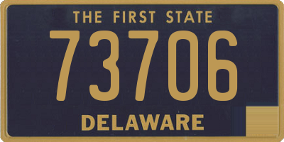 DE license plate 73706