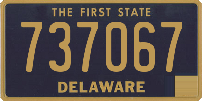 DE license plate 737067