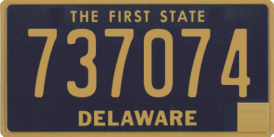 DE license plate 737074
