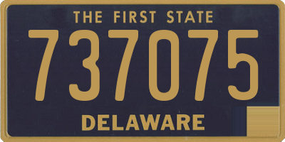 DE license plate 737075