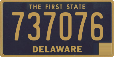 DE license plate 737076