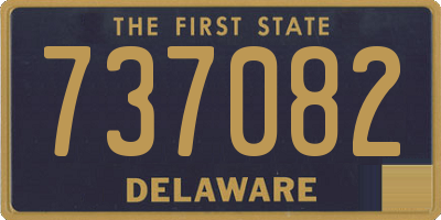 DE license plate 737082