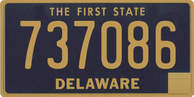DE license plate 737086