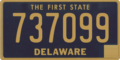 DE license plate 737099