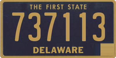 DE license plate 737113