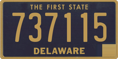 DE license plate 737115
