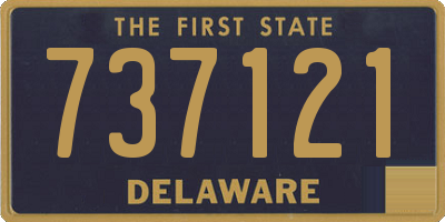 DE license plate 737121
