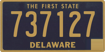 DE license plate 737127