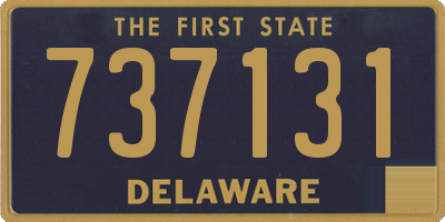 DE license plate 737131