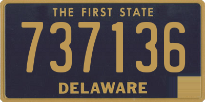 DE license plate 737136