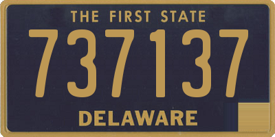 DE license plate 737137