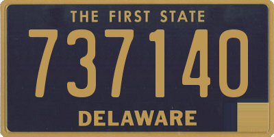 DE license plate 737140