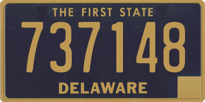 DE license plate 737148