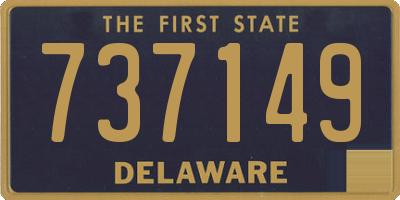 DE license plate 737149