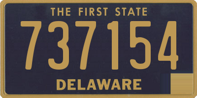 DE license plate 737154