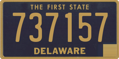 DE license plate 737157
