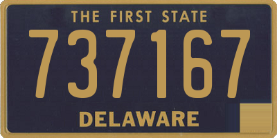 DE license plate 737167