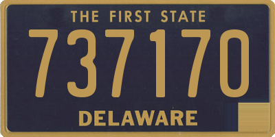 DE license plate 737170