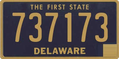 DE license plate 737173