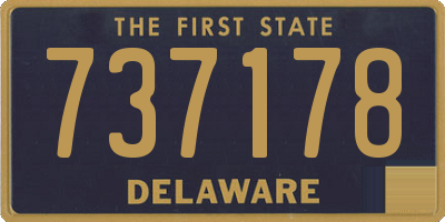 DE license plate 737178