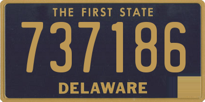 DE license plate 737186