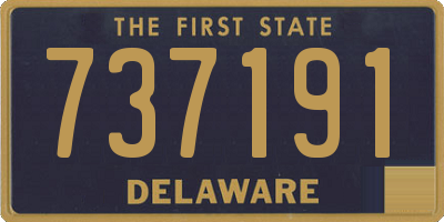 DE license plate 737191