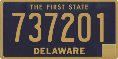 DE license plate 737201
