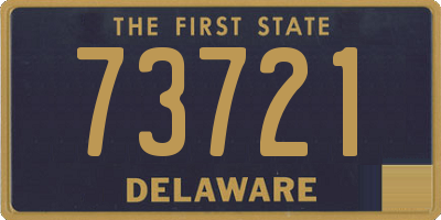 DE license plate 73721