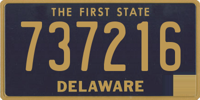 DE license plate 737216