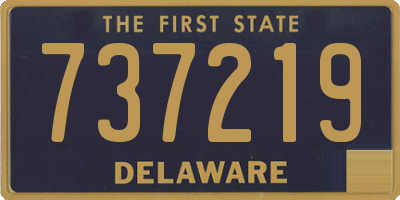 DE license plate 737219