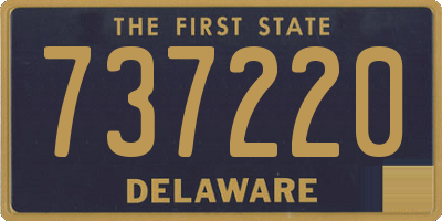 DE license plate 737220