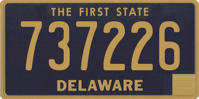 DE license plate 737226