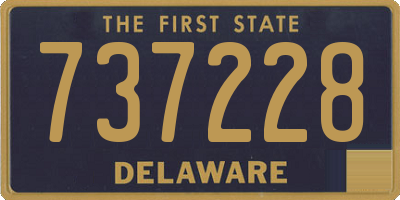 DE license plate 737228