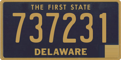 DE license plate 737231