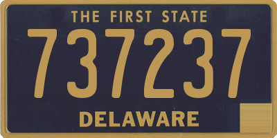 DE license plate 737237