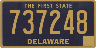 DE license plate 737248