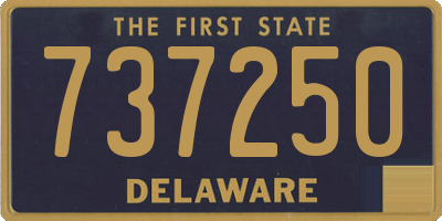 DE license plate 737250