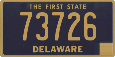 DE license plate 73726