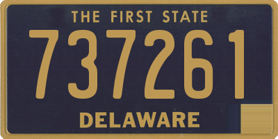 DE license plate 737261