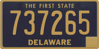 DE license plate 737265