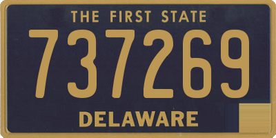 DE license plate 737269