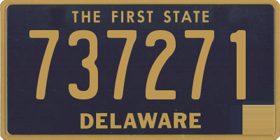 DE license plate 737271