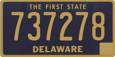 DE license plate 737278
