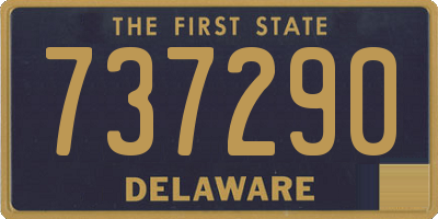 DE license plate 737290