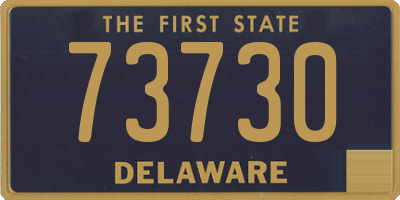 DE license plate 73730